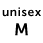 Unisex M